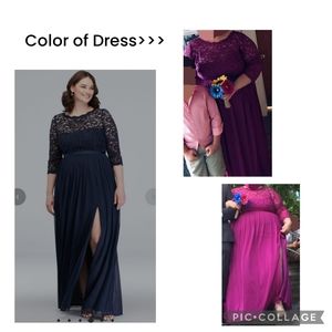 Formal Dress Size 26 Davids Bridal